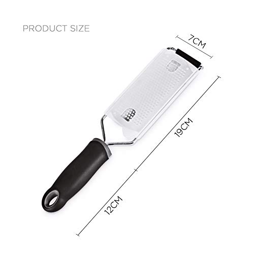 Multi-Function Grips Grater, Bosiwee Sharp Stainless Coarse & Cheese Grater Shreds & Grates Vegetables, Cheeses, Fruits, Other Foods Razor