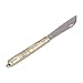 8cm Retro Keyring Pocket Tactical Folding Folder Small Knife Brass Keychain