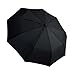 ☂ U-Brella Black Compact Travel Umbrella.NEW 2016 Model. Auto Open Close-Windproof
