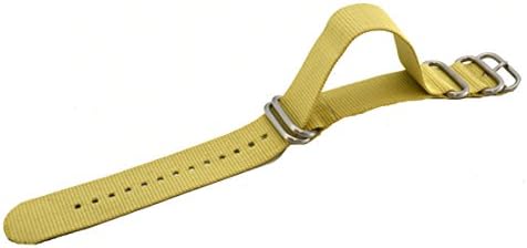 Nylon Military Thread Through Nato Design 5 Ring Watch strap