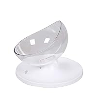 WLYANG Pet Bowls Cat Bowls (White)