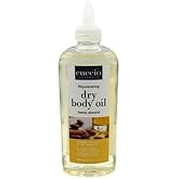 Cuccio Naturale Hydrating Dry Body Oil – Sweet Almond 8 oz, Quick-Absorbing Moisturizer for Dry Skin, Lightweight Non-Greasy After-Shower Body Oil with Sunflower Oil, Paraben-Free & Cruelty-Free