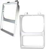 Evan-Fischer EVA18972056882 Headlight Door for Chevrolet Blazer 87-88 RH and LH Single Headlamps Replaces Partslink# GM2512182, GM2513182