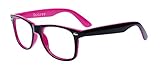 Outray Unisex Retro 80' Clear Lens Glasses 2231C7 Pink