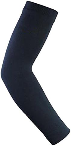 Compression Arm Sleeves 1 PC - 99% UV Sun Protection Copper Infused Protection for Golf Weight Training Basketball Cycling- (Single sleeve)