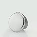 MINI POCKET MIRROR, All Stainless Steel Round Travel Cosmetic Mirror in 2.5 Inch Size