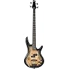 Ibanez GIO Series GSR200SM-NGT – Electric Bass Guitar with Bass Boost – Spalted Maple – Natural Grey Burst