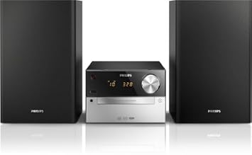 Philips MCM2320 Kompaktanlage (15 Watt, BassReflex,USB, UKW, CD-MP3) schwarz