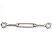 DYWISHKEY M4 Stainless Steel 304 Eye & Eye Turnbuckle Wire Rope Tension (5Pcs)