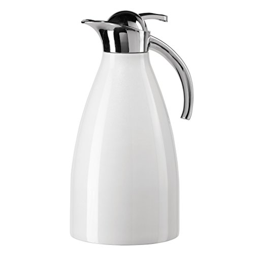 Oggi Allegra ( 2.1 Liter/ 68 Oz. ) Thermal Vacuum Carafe with Press Button Top and Stainless Steel L Oggi Allegra ( 2.1 Liter/ 68 Oz. ) Thermal Vacuum Carafe with Press Button Top and Stainless Steel L