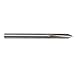 60 Degree V Bit, EnPoint Metal Engraving Bit Carbide Tough Tip Cone Shape CNC Engraving Bit with 2-Flute 1/8 In 3.175mm Shank 0.1mm Tip Marking Conical Carving Liner for Steel Aluminum Brass MDF Wood