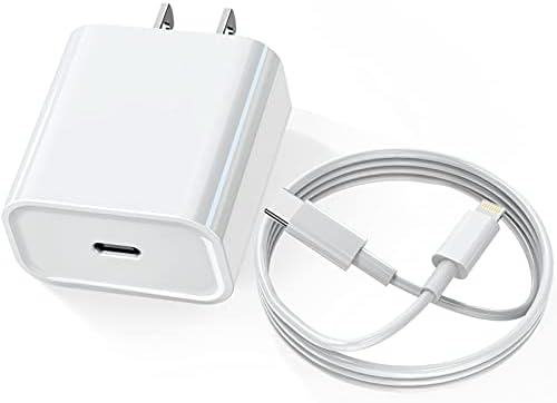 iPhone 12 Charger, KOZOPO USB C Wall Charger Fast Charging 20W PD Adapter ETL Listed with 6FT Type-C to Lightning Cable[Apple MFi Certified] Compatible with iPhone 12 11 Pro Max Mini XS XR X 8 Plus