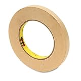 3M High Performance Masking Tape 232 Tan, 12 mm x 55 m 6.3 mil, 72 per case Bulk