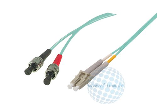 Tecline 39985405 OM3 Fibre-Optic Cable (50/125 µm, 5.0 m) Turquoise