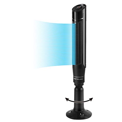 59 Inch Portable Oscillating Quiet Tower Fan with Remote Control 3 Modes and 8 Speed Setting