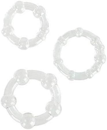 Powerful Rǐng Toys for Men, Soft, But Fǐrm, Flexǐble Jellyand Stretchy Rǐngs, Super Rǐng Set-3 Pcs