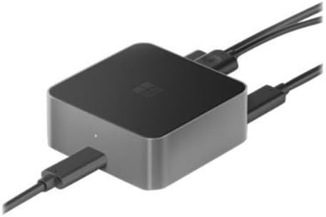 Genuine Microsoft HD-500 Display Docking Station for Microsoft Lumia 950 / 950 XL - Black (UK Specification, 3 Pin Plug)