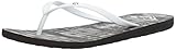 Roxy Women's Bermuda Sandal Flip Flop, Black/White/Black, 7 M US