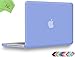 UESWILL Smooth Soft-Touch Matte Hard Shell Case Cover Compatible with MacBook Pro 13 inch with CD-ROM (Non-Retina) (Model A1278) + Microfibre Cleaning Cloth, Serenity Blue