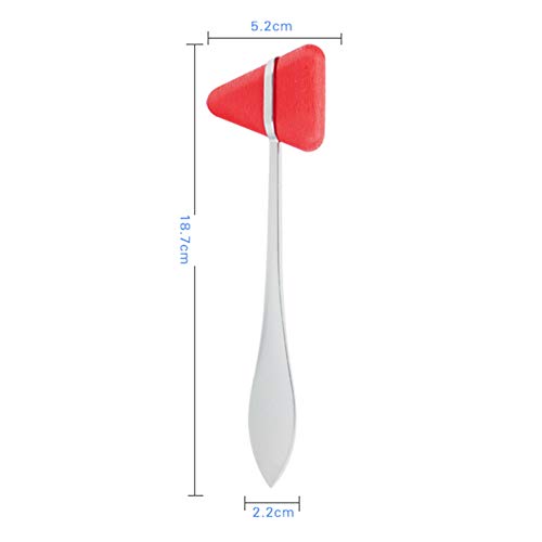 DierCosy Professional Reflex Hammer Reflex Hammer Triangle Taylor Tomahawk Reflex Hammer for Students, Nurses, Doctors Household Supplies - Thumbnail 2