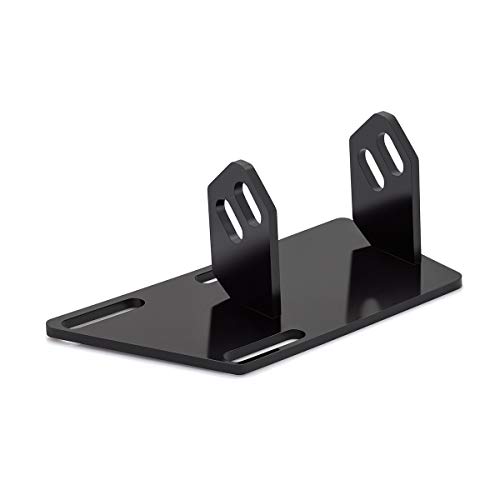 Blackpath - Fits 1983-2005 Sonoma Jimmy S-15 Blazer S-10 SBC V8 Motor Mount Swap Brackets For GMC Chevrolet 383 350 Engine Swap Mounts (Black) T6 Billet - Thumbnail 4