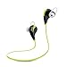Arteck Wireless Bluetooth Sport Headphones Portable Headset Mini Light Earbuds Sports Earphones with Rechargeable 5 Hours Playing for iPhone 7, 7Plus, 6, 5, iPod, Android Smart Phones and Others Green