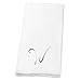 Lillian Vernon Script Personalized Monogram Guest Towels - 5 Foil Initial Color Options, Linen Feel Disposable Set for Bathroom, Wedding, & Party - Pack of 100, 13
