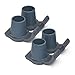 Deal: 2 Pairs Top Glides DuraSki Heavy Duty Walker Ski Glides for 1 1/8 Inch Tubes (Gray)