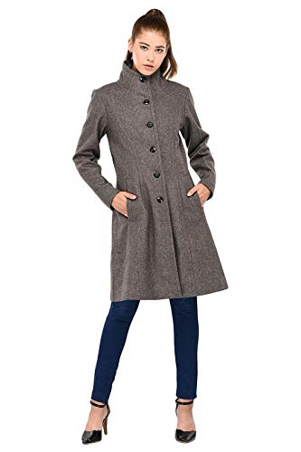 owncraft grey wool coat