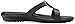Crocs Women's Sanrah Hammered Met W Flat Sandal, Black/Black, 9 M US
