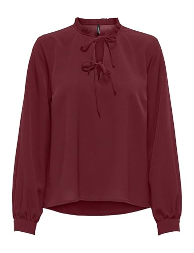 Onlnova Life Vis L/S Monica Top, Cabernet, M