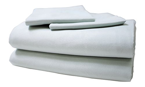 J & M Home Fashions Home Fashions Microfiber Solid Microfiber Full Sheet Set, Seafoam