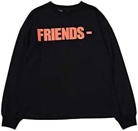 bestsale Vlone Shirt Long Sleeve|Men Women Cotton Round Neck Long-Sleeved T-Shirt Vlone Letter Printing Big V Thin Sweater