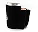 Beer Can Chuggie With Two Pockets, Holds Phone, Keys and Accesories, 3mm thick Neoprene (Black, 1 Pack)