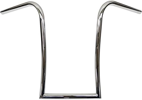 NYC Choppers 7/8in. Curves Ape Hanger Handlebar - 16in. Ape - Chrome, Handle Bar Size: 7/8in., Color: Chrome NY-7339-16
