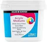 Daler Rowney System3 1L Gesso Primer for Acrylics – White, UK Made view 2