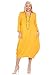Pastel by Vivienne Women's Cocoon 3/4 Sleeve Mdi Dress Plus Size with Pockets