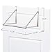Auledio Over The Door Closet Rod, Heavy-Duty Over The Door Hanger Clothes Organizer Rack for Towel, Home and Dorm Room Storage and Organization