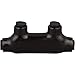Morris Products 97017 Black Insulated in-Line Splice 2-14 Wire Range, 1-Pack