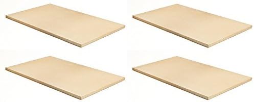Pizzacraft PC9899 20 x 13.5 Rectangular ThermaBond Baking/Pizza Stone for Oven or Grill (Pack of 4)