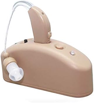 Rechargeable Hearing Amplifier Behind The Ear Personal Sound Enhance Battery/Adapter 2-Way Charger Hearing Device with Cleaning Tools FDA Approved GPFATTRY(Without Battery)