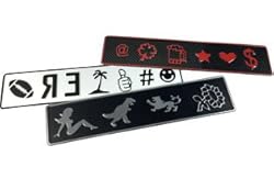 Custom European Style License Plate - 10 Character