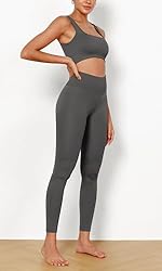 ODODOS Vintage 7/8 Length Seamless Leggings for