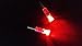 Huvai Lighted Arrow Nocks Led Automatically, Screwdriver Included (Red, 3 Pack)