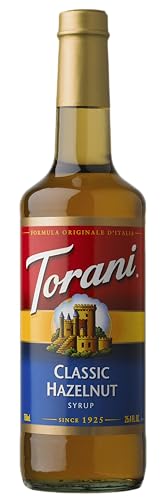 TORANI SYRUP, CLASSIC HAZELNUT, 25.4-OUNCE BOTTLES (PACK OF 3)