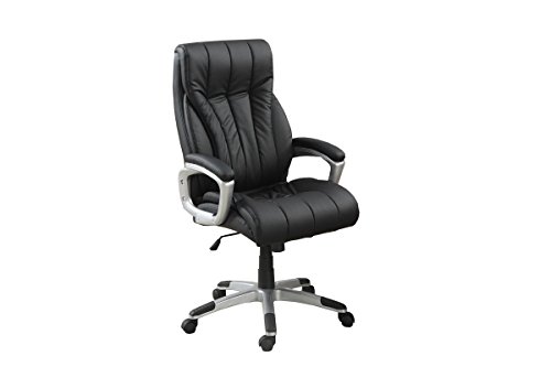 Poundex PU Executive Chair, Black