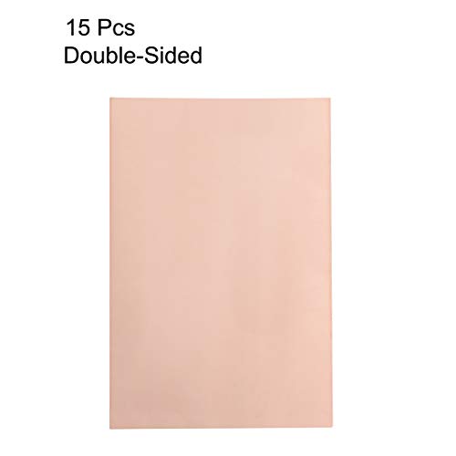 uxcell 15Pcs 150x100mm Double-Sided Copper Clad Laminate PCB Circuit Board FR4 1.5mm Thickness DIY Prototyping PCB Board