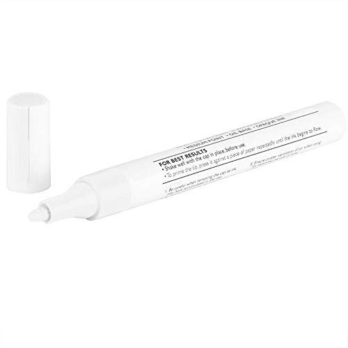 Gorgeri Car Tire Paint Pen, Professional Waterproof Car Tire Ink Marker Pen Permanent Perfect Tyre Decor (white) - Thumbnail 4