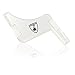 Beard Shaping Tool Or Template, Clear Shaper , Beard Shaping & Styling Tool with inbuilt comb for perfect line up & edging, use with a beard trimmer or razor to style your beard by SUPERBEARD