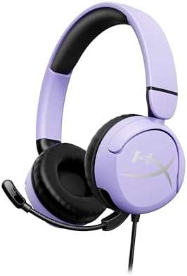 Cloud Mini - Auriculares Gaming con Cable para niños, límite Volumen 85dB, para PC/Switch/PS/Chromebook/Xbox/Móvil, Lavanda